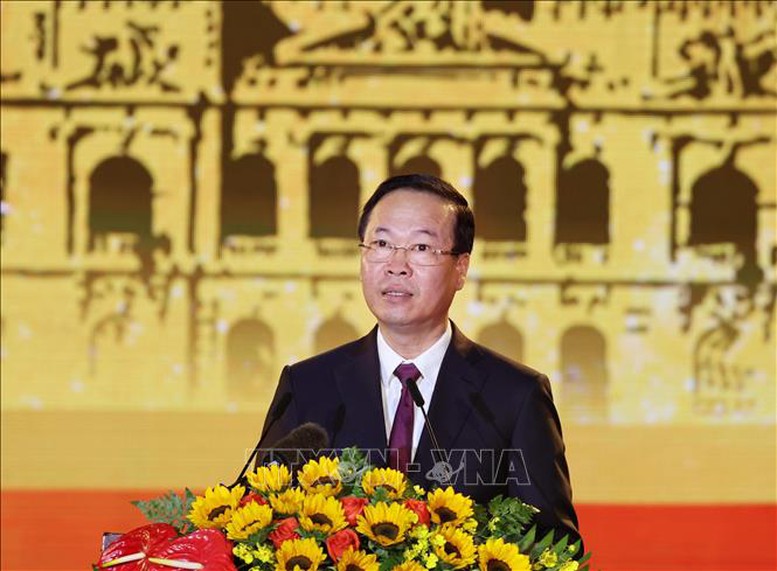 Chủ tịch nước kêu gọi bà con kiều bào chung tay xây đắp cơ đồ, tiềm lực, vị thế, uy tín của đất nước- Ảnh 1.