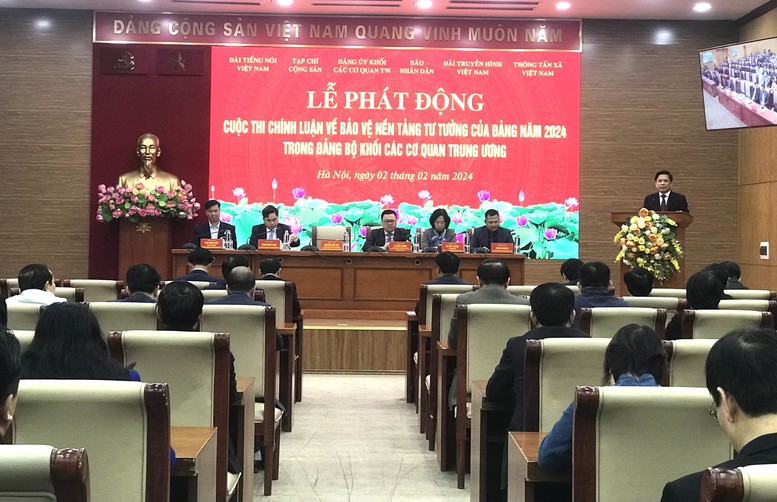 Phát động cuộc thi về bảo vệ nền tảng tư tưởng của Đảng năm 2024- Ảnh 1.