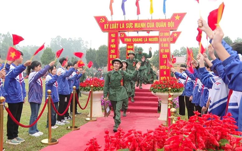 Hôm nay, thanh niên 30 địa phương lên đường nhập ngũ