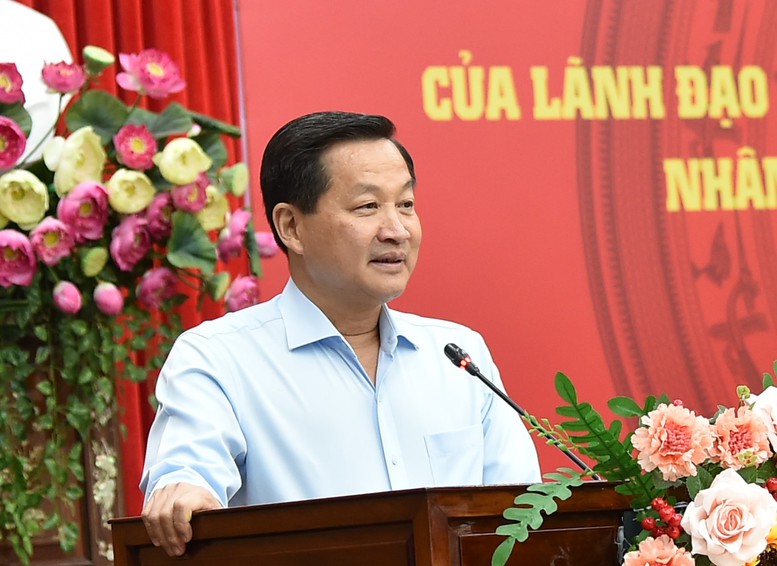 Phó Thủ tướng Lê Minh Khái thăm, tặng quà Tết tại An Giang- Ảnh 1.