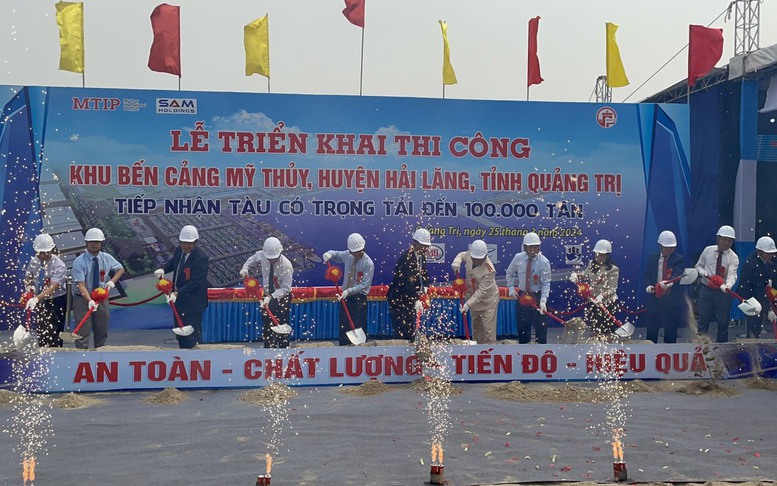 Quảng Trị triển khai thi công Cảng nước sâu Mỹ Thủy