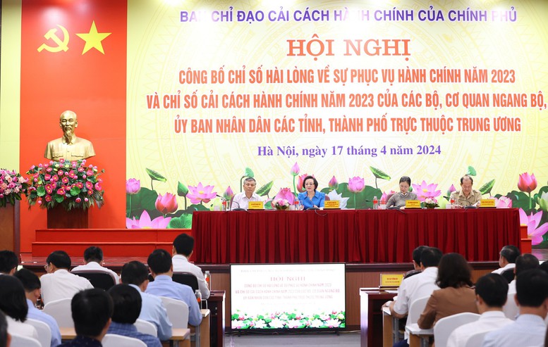 Bộ Tư pháp đứng đầu các bộ, ngành về Chỉ số Cải cách hành chính năm 2023- Ảnh 2.