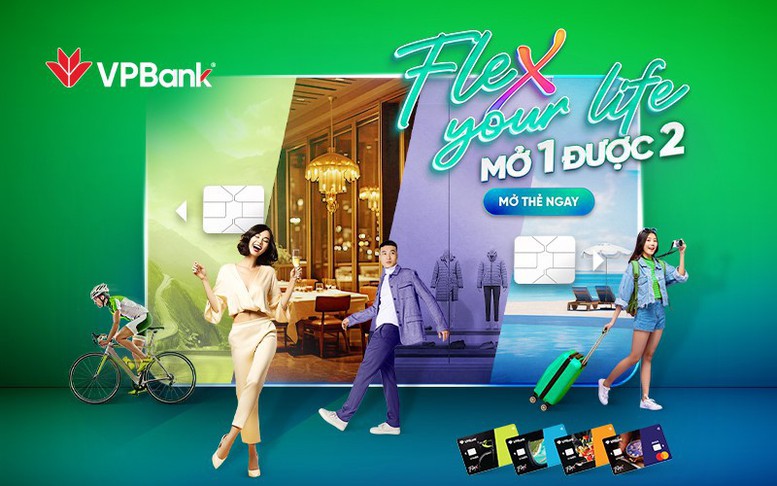 Tận hưởng trải nghiệm chi tiêu tự do cùng thẻ VPBank Flex