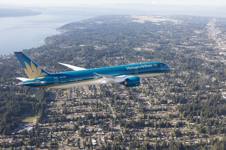 Vietnam Airlines khai thác 'siêu máy bay thân rộng' Boeing 787 chặng Hà Nội - Singapore
- Ảnh 1.