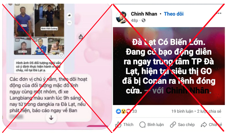 Thông tin 'Đà Lạt xảy ra biến lớn' là sai sự thật- Ảnh 1.