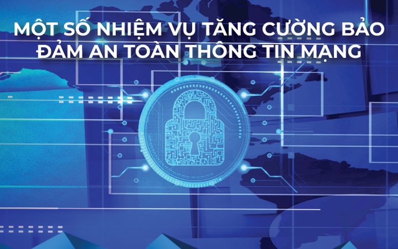 Infographics: Một số nhiệm vụ bảo đảm an toàn thông tin mạng