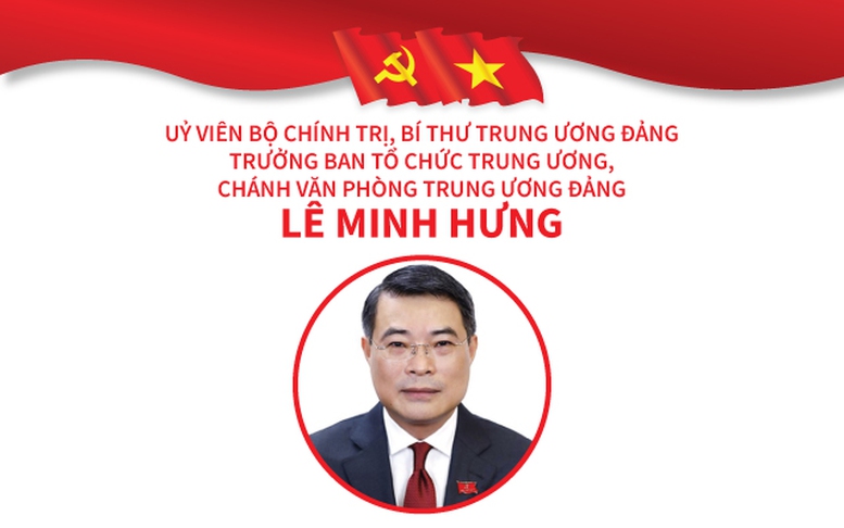 [INFOGRAPHICS] Tiểu sử đồng chí Lê Minh Hưng, tân Ủy viên Bộ Chính trị, Trưởng ban Tổ chức Trung ương