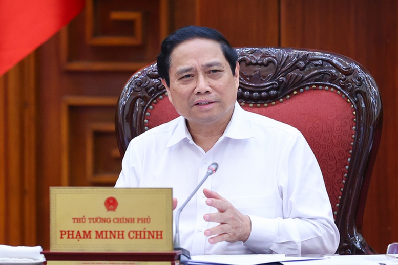 Thủ tướng Phạm Minh Chính chủ trì cuộc họp tháo gỡ khó khăn, vướng mắc cho nhà ở xã hội- Ảnh 1.