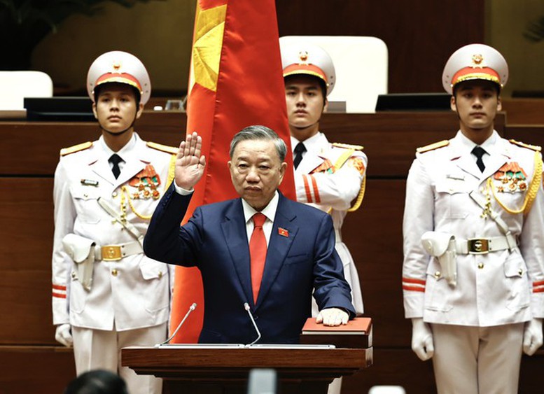 Lãnh đạo Lào, Trung Quốc, Campuchia gửi điện và thư chúc mừng Chủ tịch nước Tô Lâm- Ảnh 1.