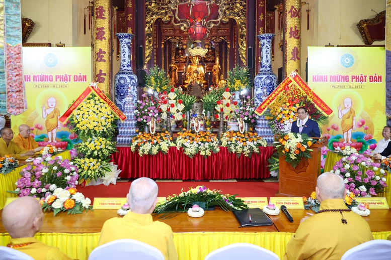 Thủ tướng Phạm Minh Chính chúc mừng Đại lễ Phật đản 2024- Ảnh 4.