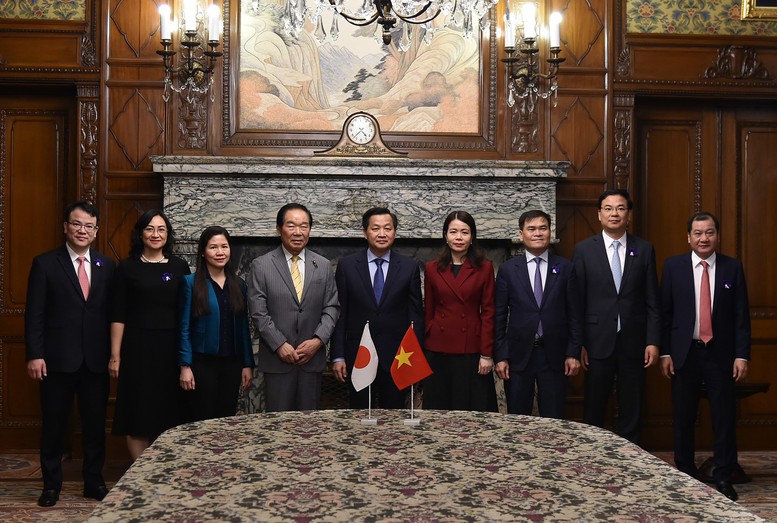 Phó Thủ tướng Lê Minh Khái hội kiến Chủ tịch Hạ viện Nhật Bản Nukaga Fukushiro- Ảnh 3.