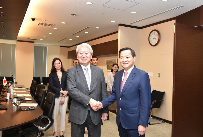 Phó Thủ tướng Lê Minh Khái gặp Thủ tướng Nhật Bản, Phó Thủ tướng Campuchia, Phó Thủ tướng Singapore; tiếp Chủ tịch JICA- Ảnh 3.