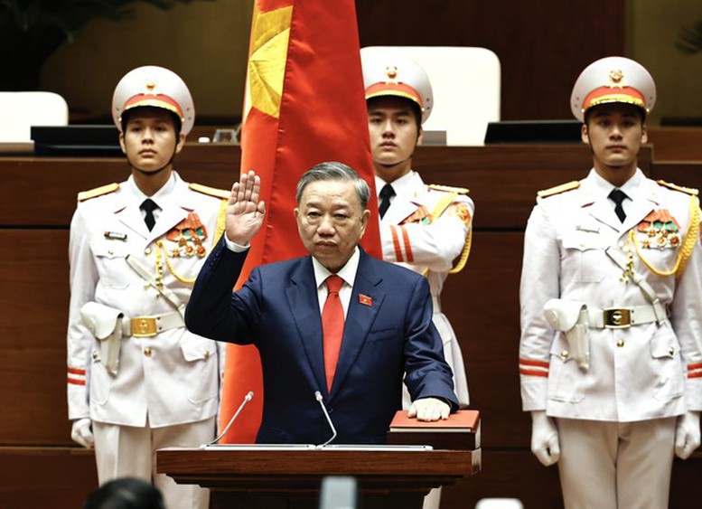 Lãnh đạo các nước chúc mừng Chủ tịch nước Tô Lâm và Chủ tịch Quốc hội Trần Thanh Mẫn- Ảnh 1.