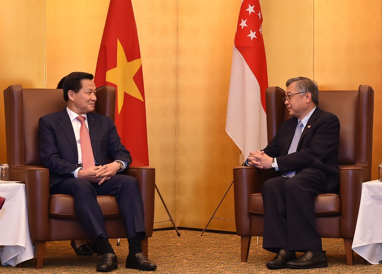 Phó Thủ tướng Lê Minh Khái gặp Thủ tướng Nhật Bản, Phó Thủ tướng Campuchia, Phó Thủ tướng Singapore; tiếp Chủ tịch JICA- Ảnh 7.