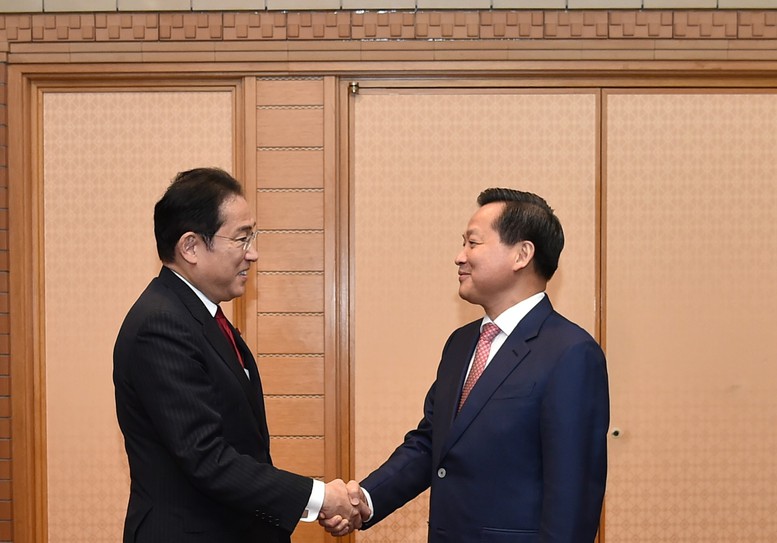 Phó Thủ tướng Lê Minh Khái gặp Thủ tướng Nhật Bản, Phó Thủ tướng Campuchia, Phó Thủ tướng Singapore; tiếp Chủ tịch JICA- Ảnh 1.