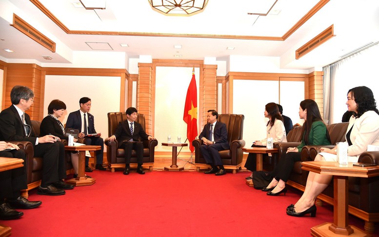 Phó Thủ tướng Lê Minh Khái tiếp các đối tác Nhật Bản, thúc đẩy đầu tư và thương mại giữa hai nước