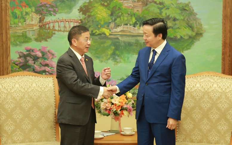 Phó Thủ tướng Trần Hồng Hà tiếp Chủ tịch Hội đồng quản trị Tập đoàn CPECC- Ảnh 1.