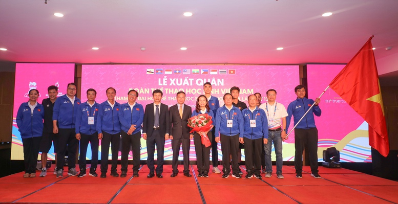 Đoàn thể thao học sinh Việt Nam xuất quân tham dự ASEAN Schools Games 13- Ảnh 1.