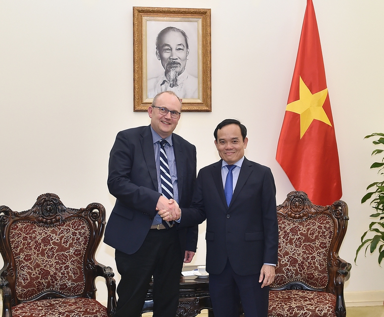 Phó Thủ tướng Trần Lưu Quang tiếp Giám đốc vận hành Tập đoàn LEGO- Ảnh 1.