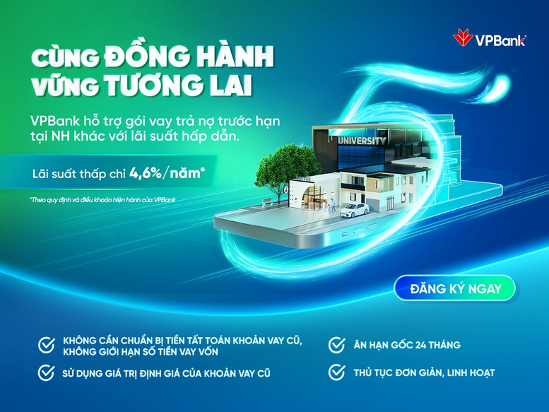 VPBank ra mắt gói vay tái tài trợ, lãi suất chỉ từ 4,6%/năm- Ảnh 1.