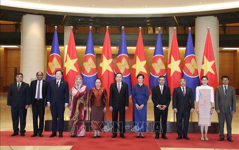 Chủ tịch Quốc hội Trần Thanh Mẫn tiếp Đại sứ, Đại biện các nước ASEAN và Timor-Leste