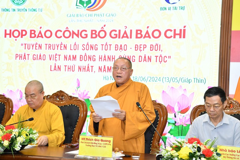 Tổ chức Giải báo chí toàn quốc về Phật giáo lần thứ nhất, năm 2024- Ảnh 1.