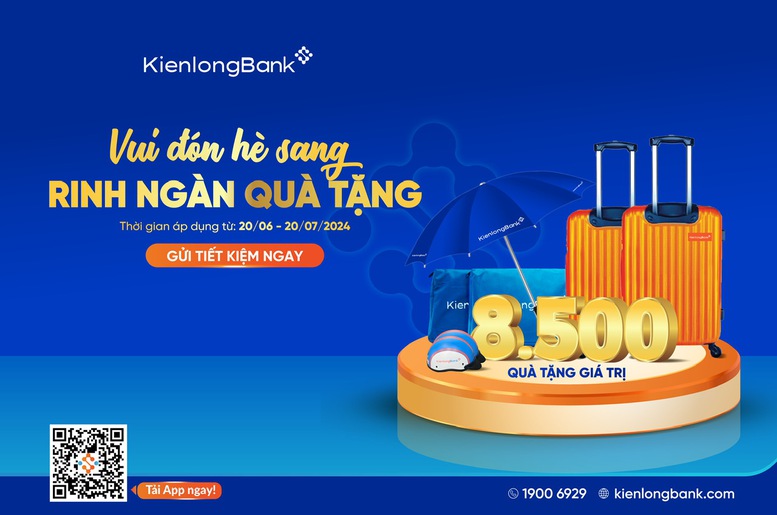 KienlongBank tặng hàng nghìn phần quà cho khách gửi tiết kiệm- Ảnh 1.