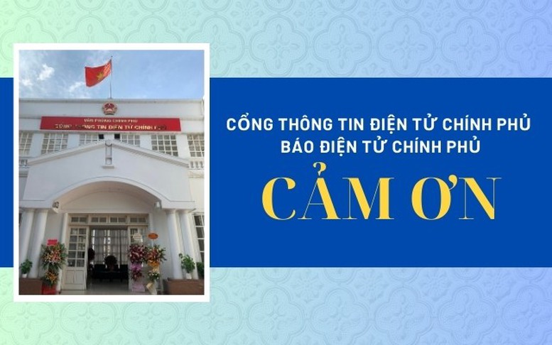 Lời cảm ơn của Cổng TTĐT Chính phủ, Báo Điện tử Chính phủ nhân kỷ niệm 99 năm Ngày Báo chí Cách mạng Việt Nam- Ảnh 1.