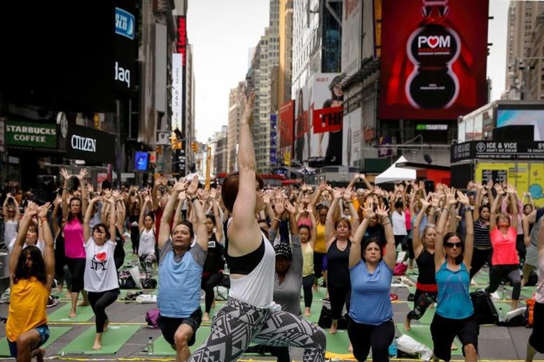 Hình ảnh Ngày Quốc tế Yoga trên thế giới- Ảnh 5.