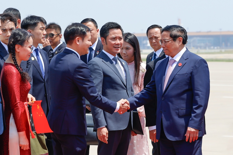 Thủ tướng Phạm Minh Chính tới Bắc Kinh, Trung Quốc- Ảnh 2.