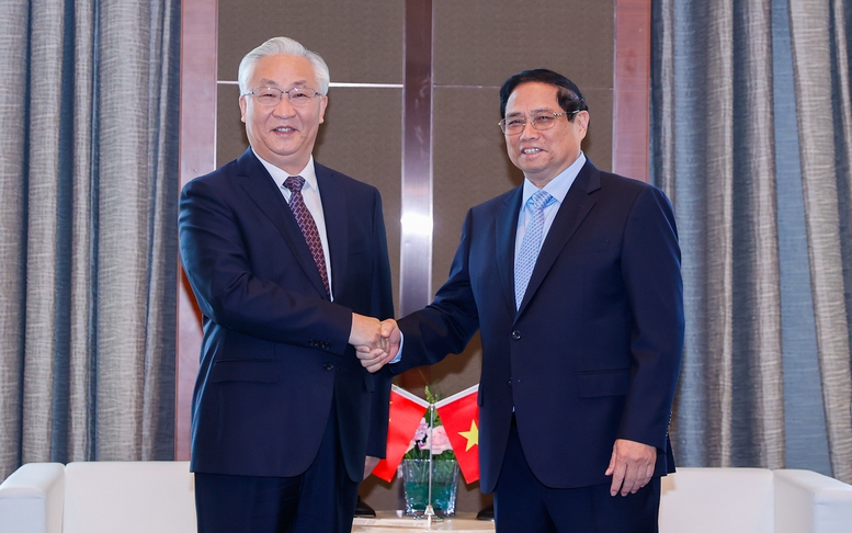 Thủ tướng Phạm Minh Chính tiếp Phó Thủ tướng Trương Quốc Thanh