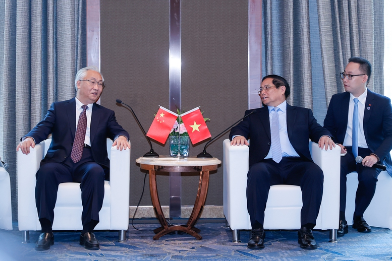 Thủ tướng Phạm Minh Chính tiếp Phó Thủ tướng Trương Quốc Thanh- Ảnh 2.