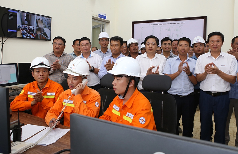 Đóng điện hoà lưới thành công dự án TBA 500kV Thanh Hóa và đấu nối- Ảnh 1.