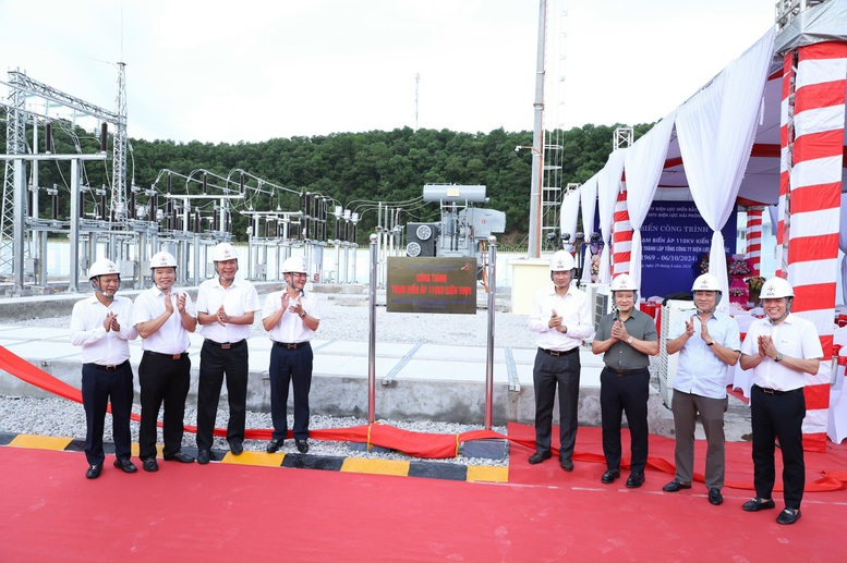 Đóng điện hoàn thành công trình đường dây và TBA 110kV Kiến Thụy, Hải Phòng- Ảnh 1.