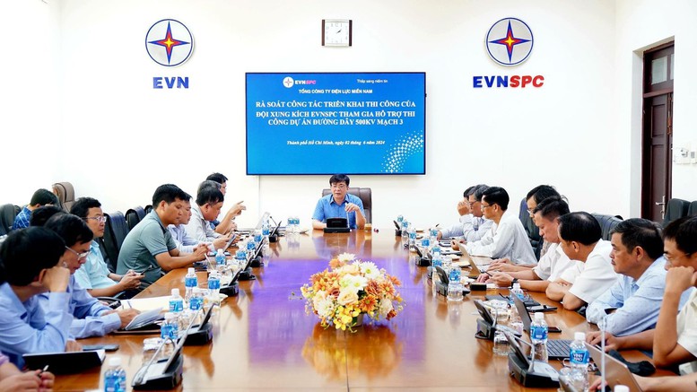 EVNSPC: Triển khai các giải pháp hỗ trợ thi công Dự án đường dây 500 kV mạch 3- Ảnh 1.