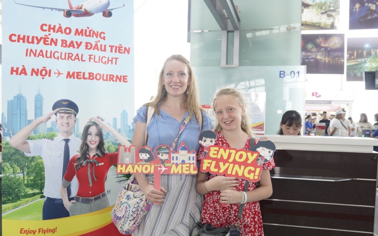 Vietjet khai trương đường bay kết nối Melbourne-Hà Nội