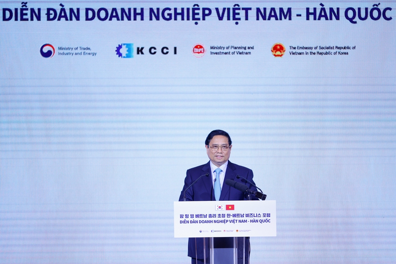 Thủ tướng: Các nhà đầu tư Hàn Quốc có thể yên tâm đầu tư lâu dài, ổn định, an toàn tại Việt Nam- Ảnh 7. Thủ tướng: Các nhà đầu tư Hàn Quốc có thể yên tâm đầu tư lâu dài, ổn định, an toàn tại Việt Nam- Ảnh 7.