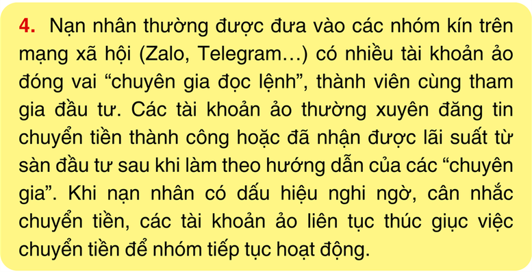 Cẩm nang nhận biết và phòng tránh Lừa đảo đầu tư sàn chứng khoán ảo, tiền ảo, đa cấp- Ảnh 5.