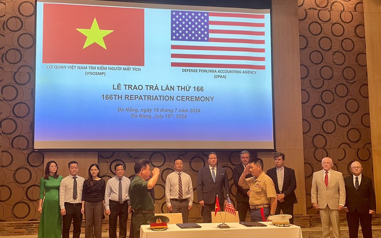 Lễ trao trả hài cốt quân nhân Hoa Kỳ lần thứ 166