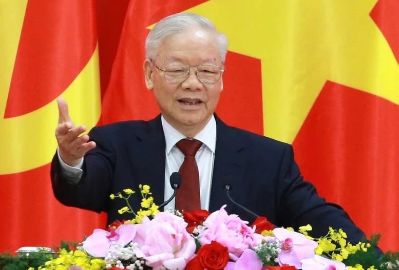 Tổng Bí thư Nguyễn Phú Trọng được trao tặng Huân chương Sao Vàng- Ảnh 1.