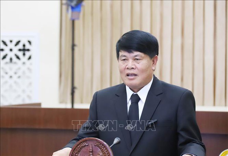 Lào tuyên bố quốc tang tưởng niệm Tổng Bí thư Nguyễn Phú Trọng- Ảnh 1.