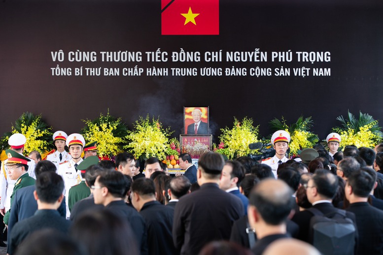 TỔNG THUẬT: LỄ QUỐC TANG TỔNG BÍ THƯ NGUYỄN PHÚ TRỌNG- Ảnh 7.