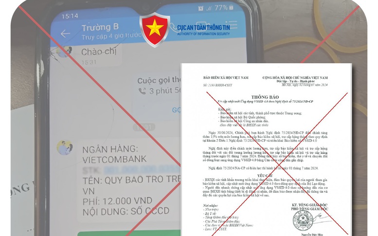 Chiêu trò giả mạo văn bản tăng lương hưu, cập nhật VssID4.0