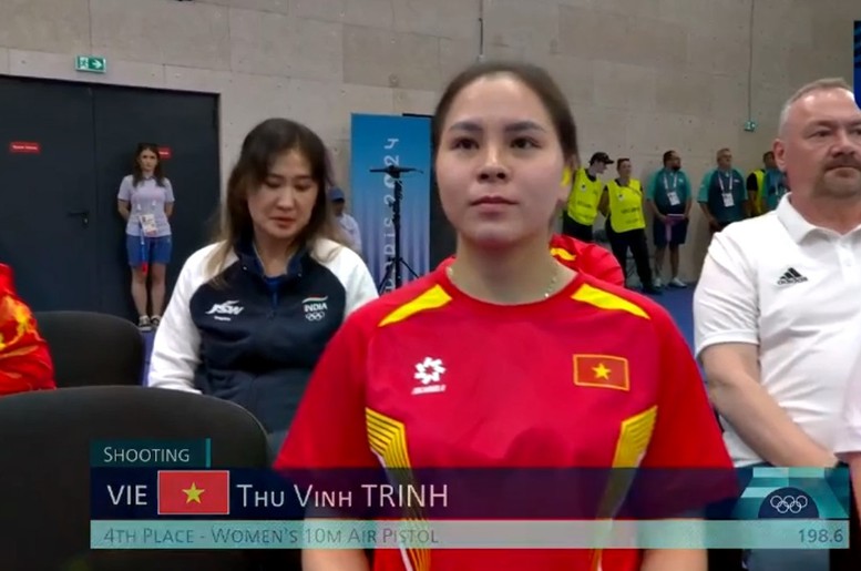 Trịnh Thu Vinh xếp thứ 4 thế giới ở lần đầu dự Olympic- Ảnh 1.