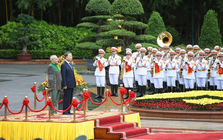 Chủ tịch nước Tô Lâm chủ trì lễ đón Tổng thống Timor-Leste thăm cấp Nhà nước tới Việt Nam