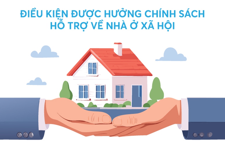 Infographics: Điều kiện được hưởng chính sách hỗ trợ về nhà ở xã hội