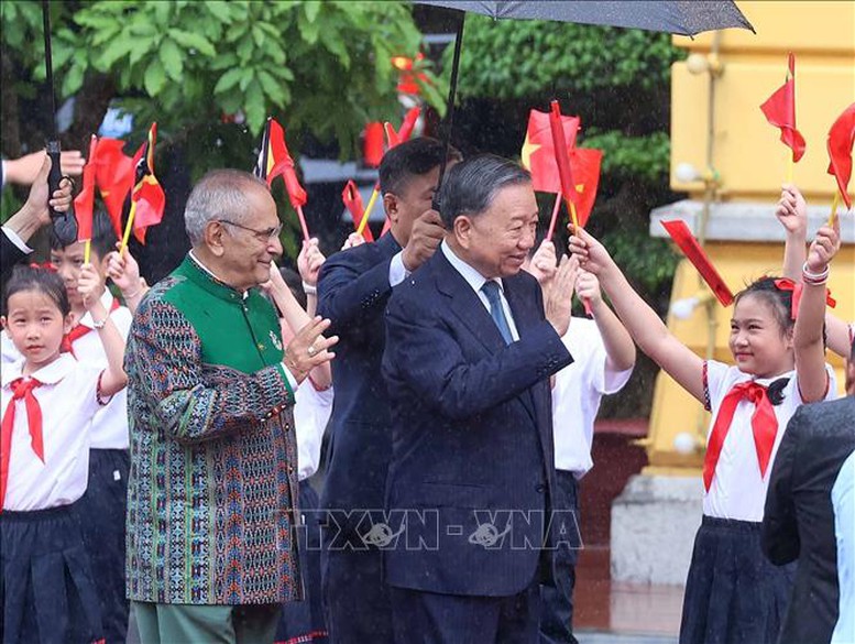 Chủ tịch nước Tô Lâm chủ trì lễ đón Tổng thống Timor-Leste thăm cấp Nhà nước tới Việt Nam- Ảnh 3.