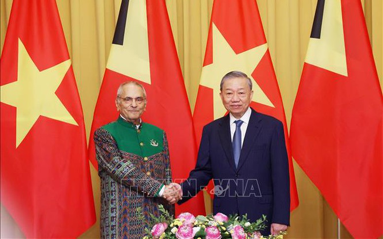 Chủ tịch nước Tô Lâm hội đàm với Tổng thống Timor-Leste Jose Ramos-Horta