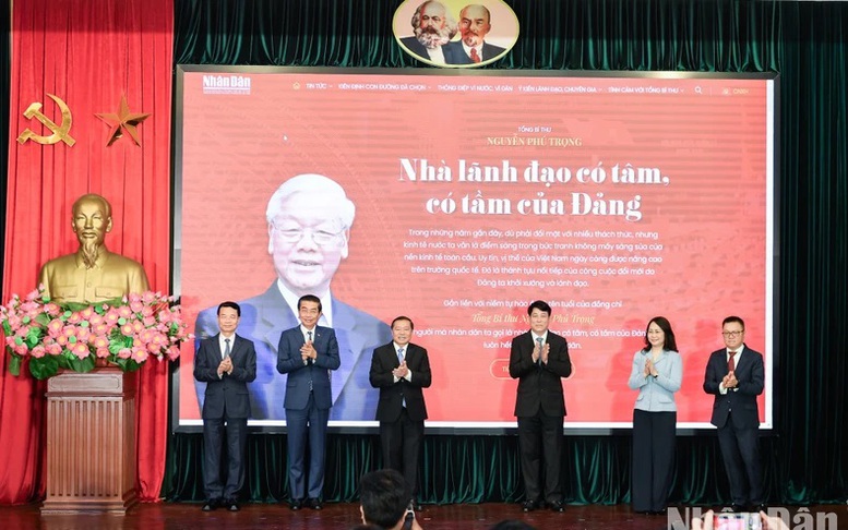 Khai trương Trang thông tin đặc biệt 'Tổng Bí thư Nguyễn Phú Trọng - Nhà lãnh đạo có tâm, có tầm của Đảng'