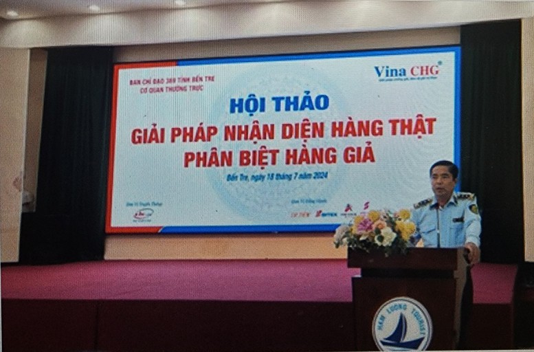 Hội thảo về giải pháp nhận diện hàng thật, phân biệt hàng giả tại Bến Tre- Ảnh 2.